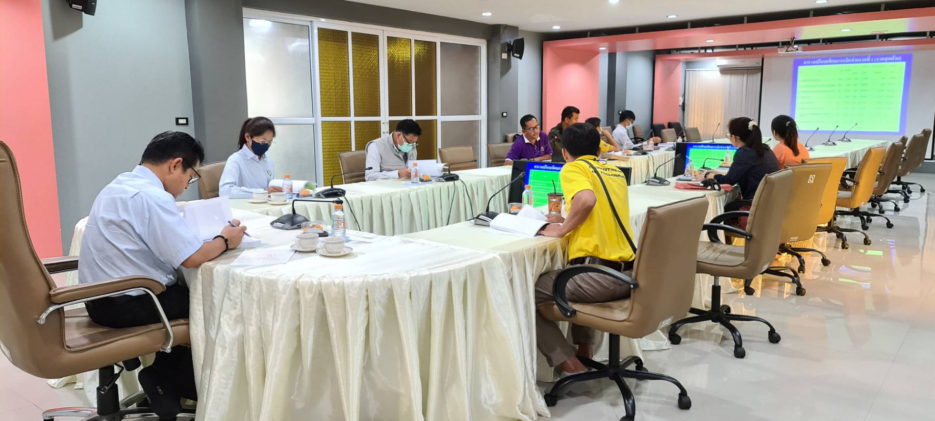 ตรวจรับงานวันที่ 30 มีนาคม 2564